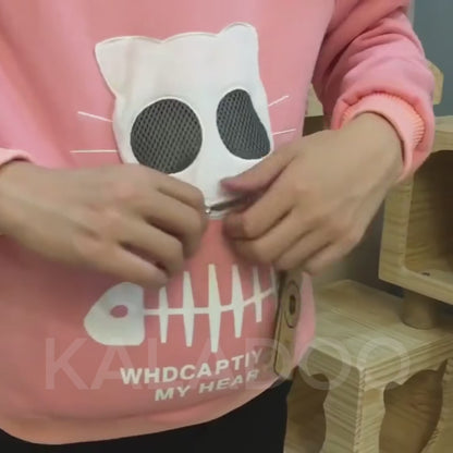 Sweatshirt chat câlin 😸